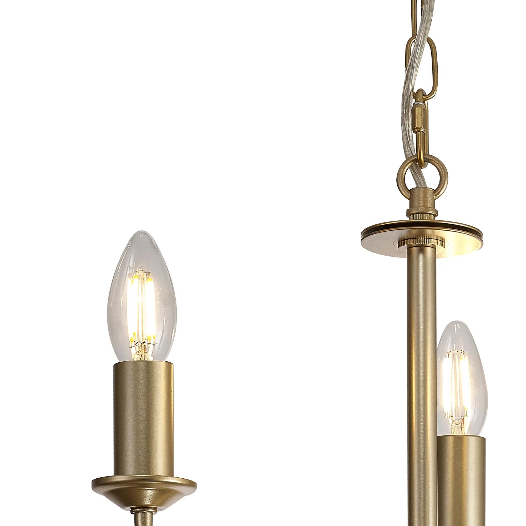 Banyan Pendant 3 Light Champagne Gold D0697  Deco Banyan